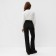 Women's pants minku: classic, black color, size 44