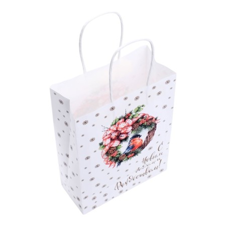 New Year. Package Paper Gift New Year craft "Magic" 18 x 8 x 25 cm.-2