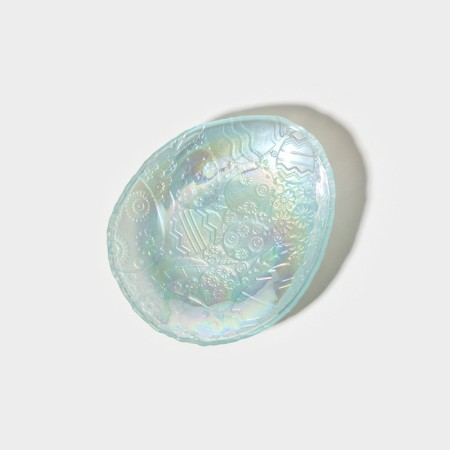 Easter glass dish, d = 17 cm-1