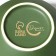 Ceramic "Leaves" mug, 320 ml, green color