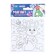 New Year's coloring - Magnet "New Year! Bunny at the Christmas tree ", 10 x 10 cm