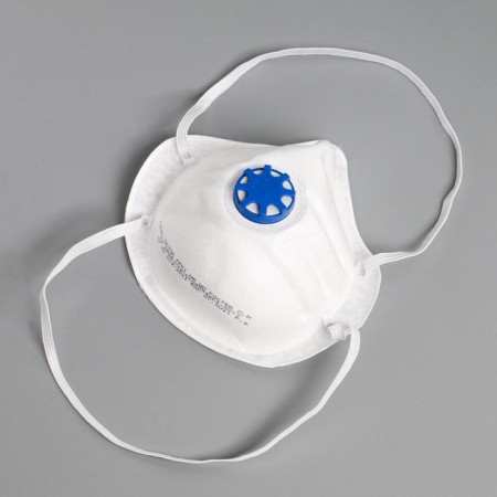 Half mask filtering molded with FFP1 valve in individual packaging-3