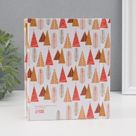 Photo album magnetic 10 sheets "Christmas trees" 2x16x19 cm-2