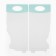 Box Gift folding carrion for colors, packaging, "turquoise", 20 x 20 x 4 cm