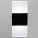Bra Line LED 6W 6000K black 6x14 cm