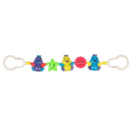 Stretching to a stroller/crib "chicks", 3 toys, color mix, crush me-5