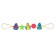 Stretching to a stroller/crib "chicks", 3 toys, color mix, crush me