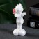 Figure "Angel with a bouquet on the heart" mother of pearl, 10x4x4cm