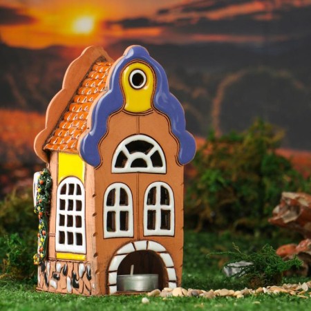 Aroma lace house "Veranda", 18 cm, handmade, mix,-2