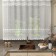 Tulle to the kitchen without curtain tape, 200x165 cm, white color, 100% polyester