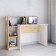 Computer table quartet-2, 1250 x 500 x 1020, white/oak craft gold