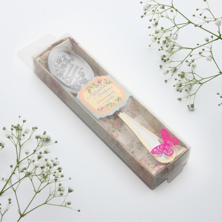 A teaspoon spoon with an engraving “Best Grandma”, in a gift box, 3 x 14 cm.-6