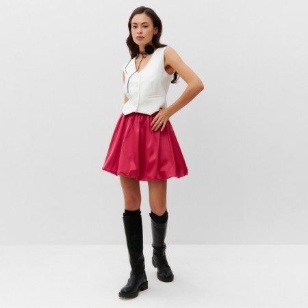Ballon Skirt Women Mini Mist, p. M, pink-1