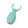 Vibrator "Pitches-Fruits", Mr. Moose, turquoise, silicone, 9.5cm