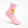 Women's socks, pink color, size 36-40