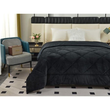 The blanket "Monaco", size 160x220 cm, black color-2