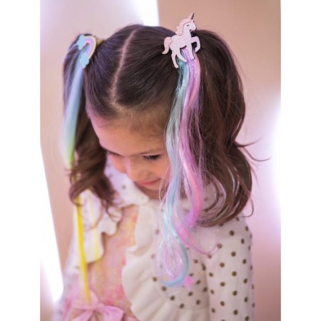 Hair strand on a clock "Unicorn" 40 cm-2
