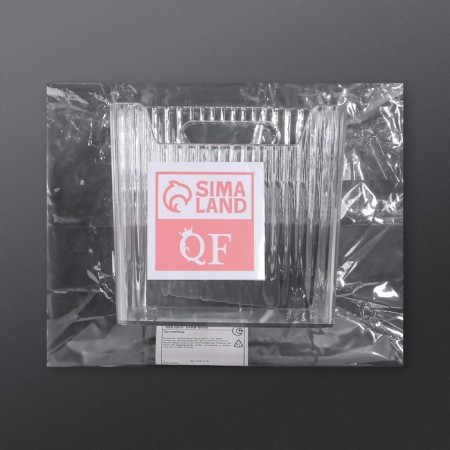 Organizer for storage "Cristal", hinged, 1 section, with adhesive hooks, 11.5 × 8 × 11 cm, the color is transparent-6