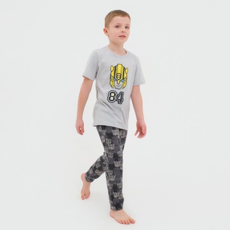 Pajama children's for a boy transformer, height 98-104-3