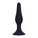 Anal traffic jam, oki-horses, cone, Soft silicone, 10.5 x 2.5 cm, black