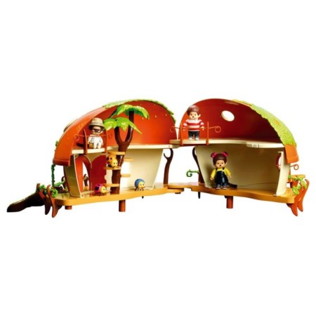 Set of game Monchichi "Domok Daluks", two -story, with accessories-1