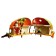 Set of game Monchichi "Domok Daluks", two -story, with accessories