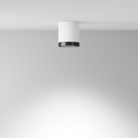 Technical C086CM-GX53-MRD-WB, 1XGX53, 15W ceiling lamp, 8.5x8.5x9.6 cm, white-black color-3