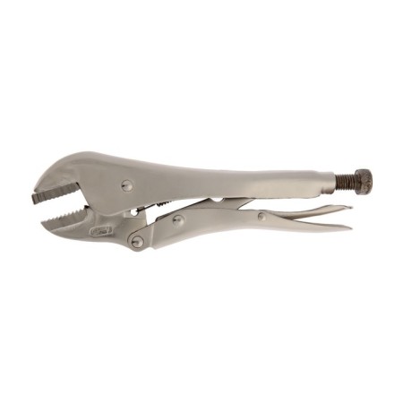 Hand tundra clamp, reinforced, flat capture, with a latch, 250 mm-1