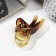 Hair crab "gloss" bow, 7 cm, mix