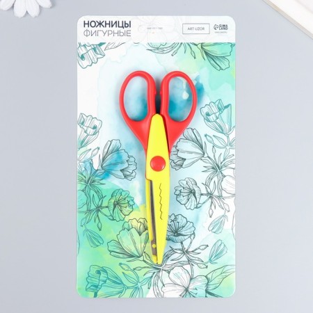 Embossed scissors 15.5 cm, mix-6