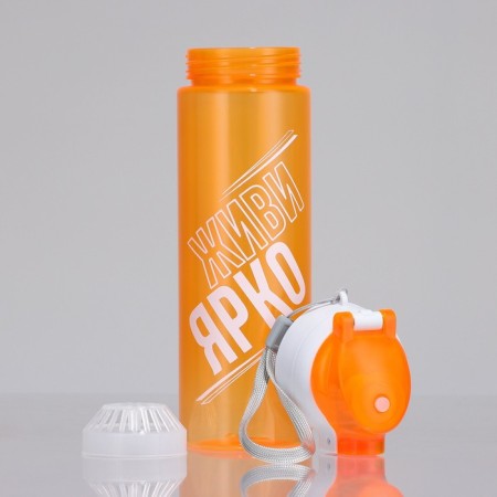 Water bottle "Live bright", 600 ml-2
