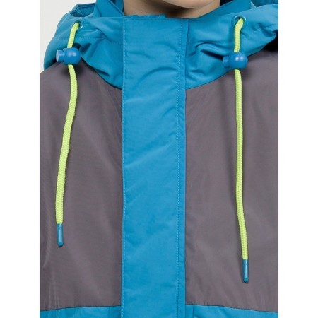 Windbreaker for boys, height 116 cm, gray color-5