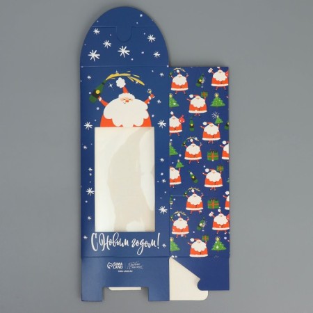 Folding box "Santa Claus", 9 x 19 x 6 cm, new year-7