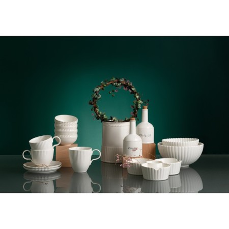 Tkano Kitchen Spirit mug, porcelain, 350 ml, white color-6