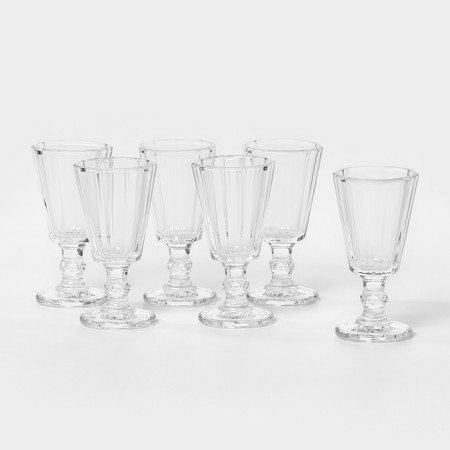 Set of glass glasses, 25 ml, d = 4 cm, h = 8 cm