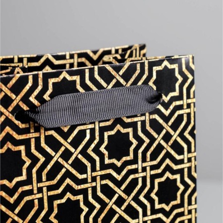 Gift package laminated for a bottle, packaging, "Best Wishes", 13 x 36 x 10 cm-2
