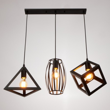 Lamp Bayerlux 69932/3 E27 40W Black 50x16x24-124 cm-1
