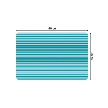 A set of napkins for setting the table "Heavenly lines", rectangular, rounded edges, size 30x46 cm, 4 pcs-2