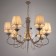 Chase "Melania" 7x40W E14 White-zoloto 78x78x86 cm Bayerlux