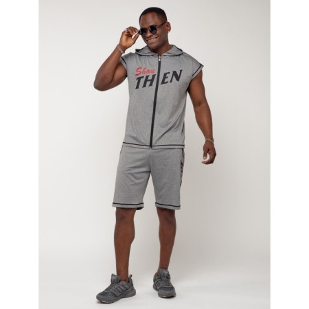 Sports suit men's, size 50-52, light-gray color-3