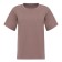 T-shirt female plain Minaku Regular Fit: brown color, river 48