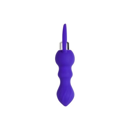 Anal sleeve Todo by Toyfa Curvy, silicone, purple, 14 cm, Ø 3.2 cm-2