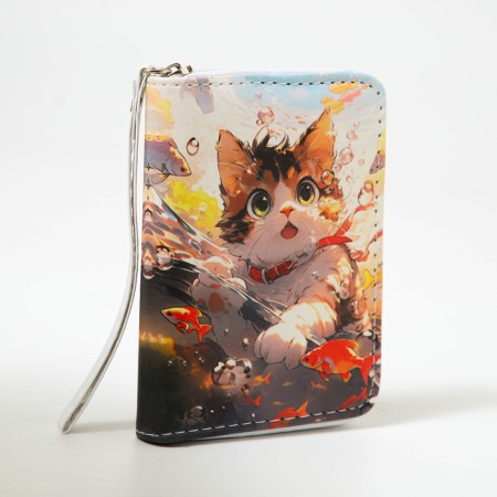 Children's wallet with lightning, colorful color