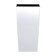 Kashpo Urbi Square, 2 subjects: internal and outer capacitance, 8 and 16.3 l, white color