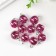 Suspension decorative for creativity glass "ball" d = 1.6 cm set 10 pcs