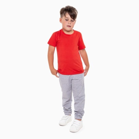 T -shirt for children, red color, height 122 cm-2