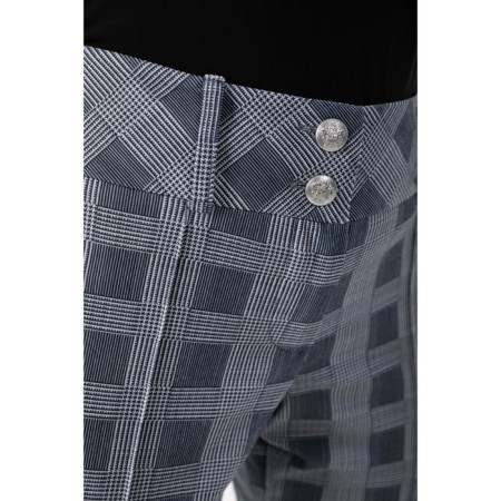 Female trousers, size 46, gray color-5