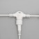 Garland "Curtain" 2 × 3 m, IP44, UMS, white thread, 760 LED, white glow, flicker, 220 V