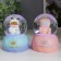 Souvenir Polystone Water Ball Light "Baby in a costume with a pet" mix d = 6.5 cm 9.5x7x7 cm