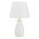 Lena table lamp E14 40W white 22.5x22.5x37 cm Risalux